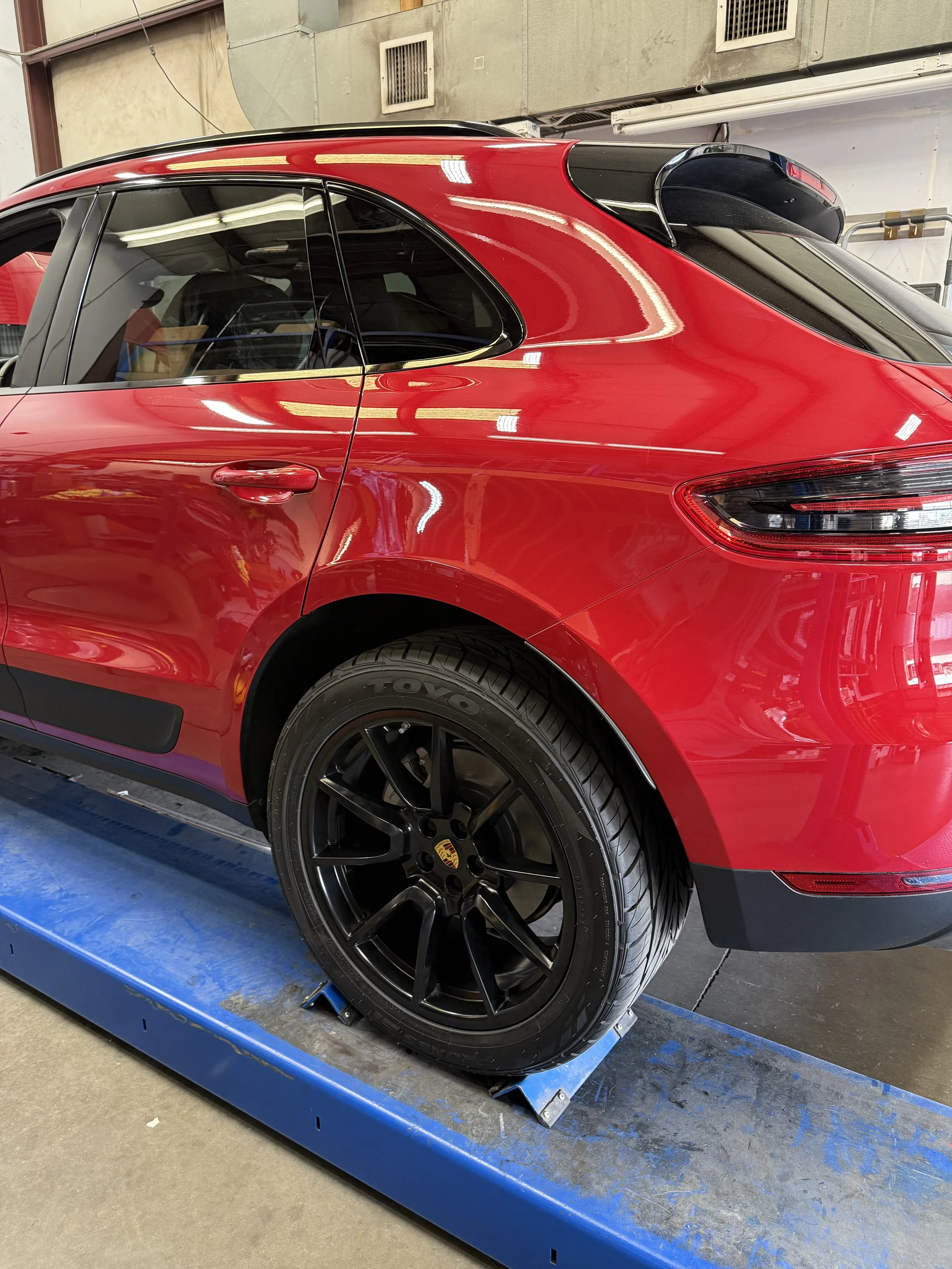 Powder Coated Porsche Wheels