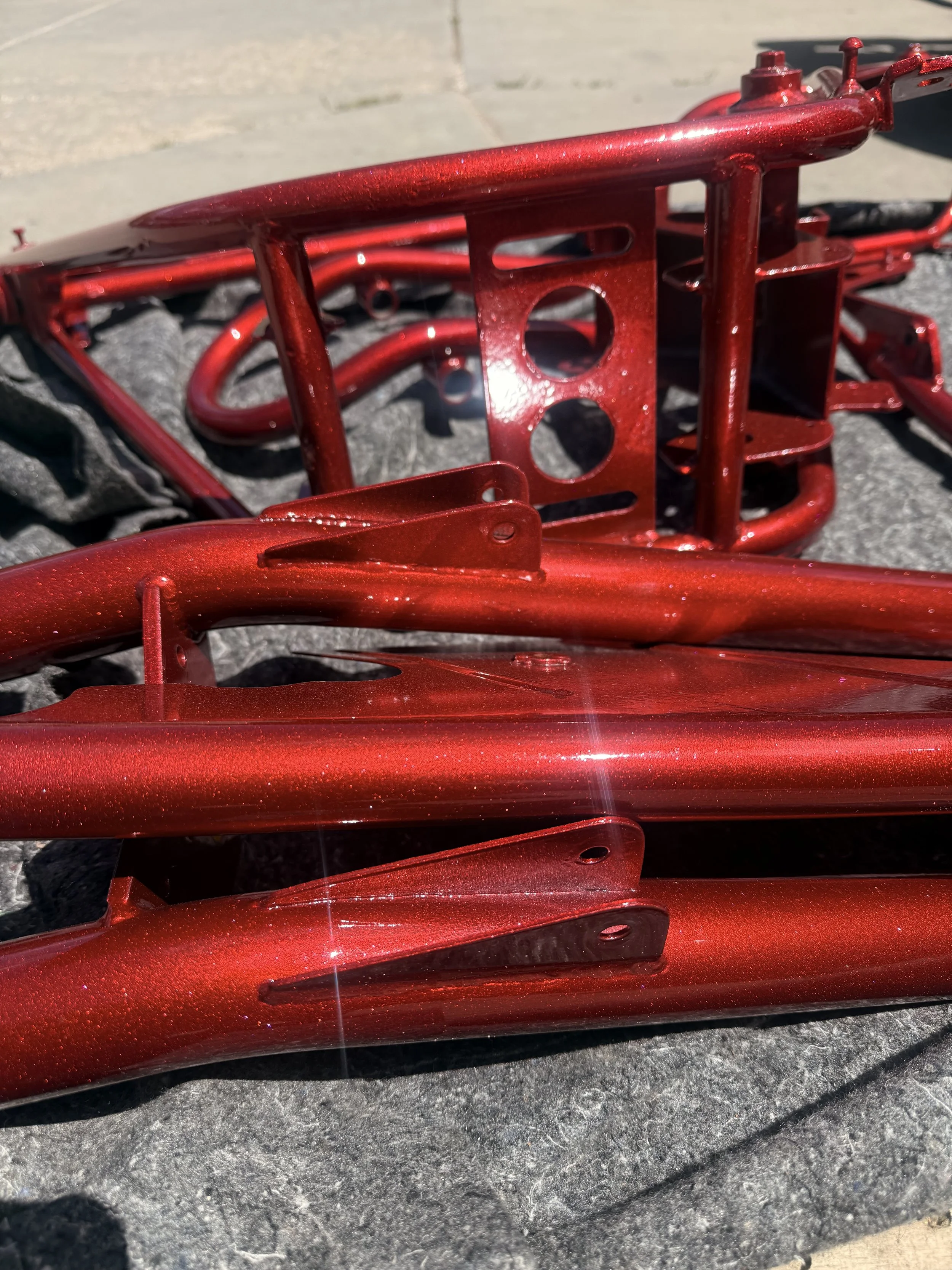 Powder Coated Suspension