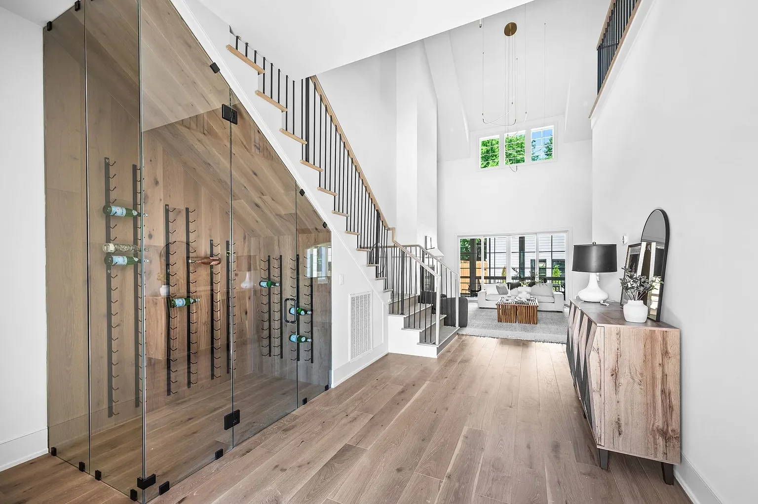 Custom wine room designed and installed by ProBuild Solutions