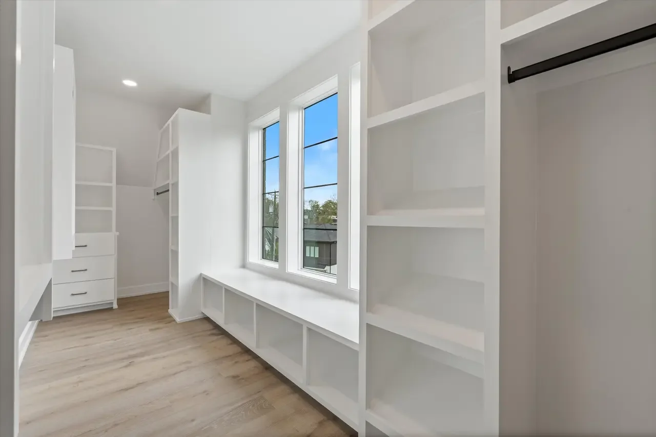 Jr Primary closet custom built in 