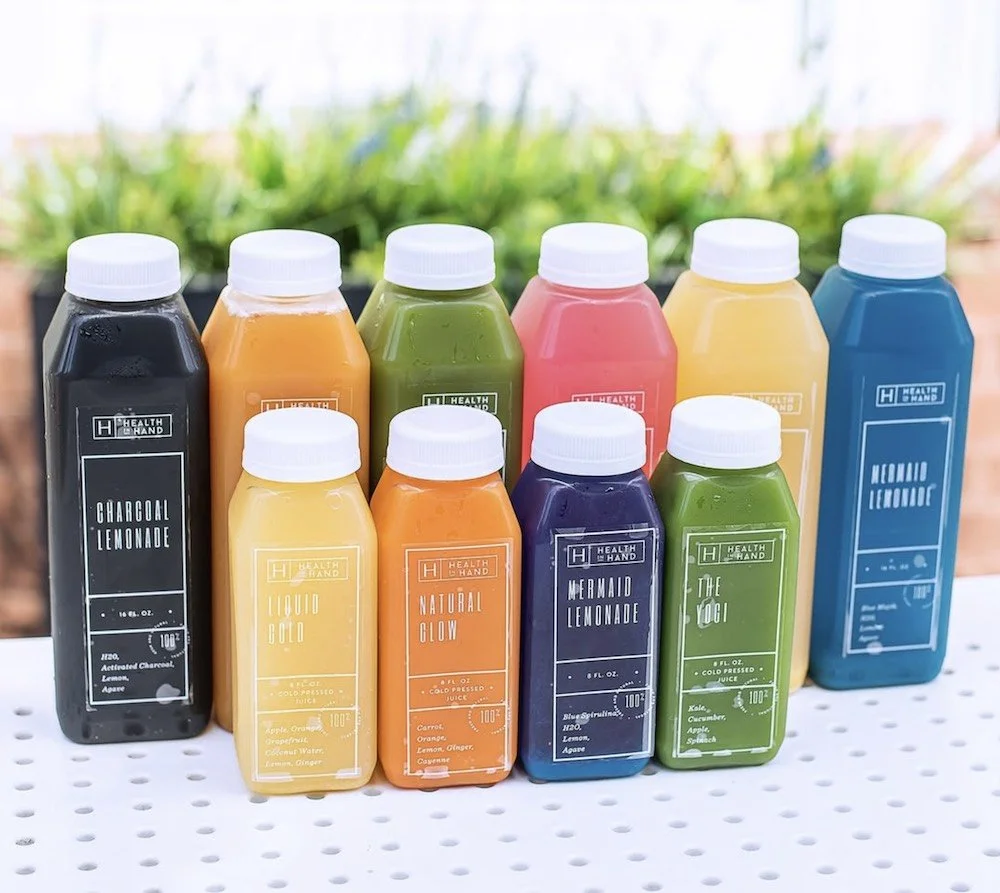 health in hand juice selection