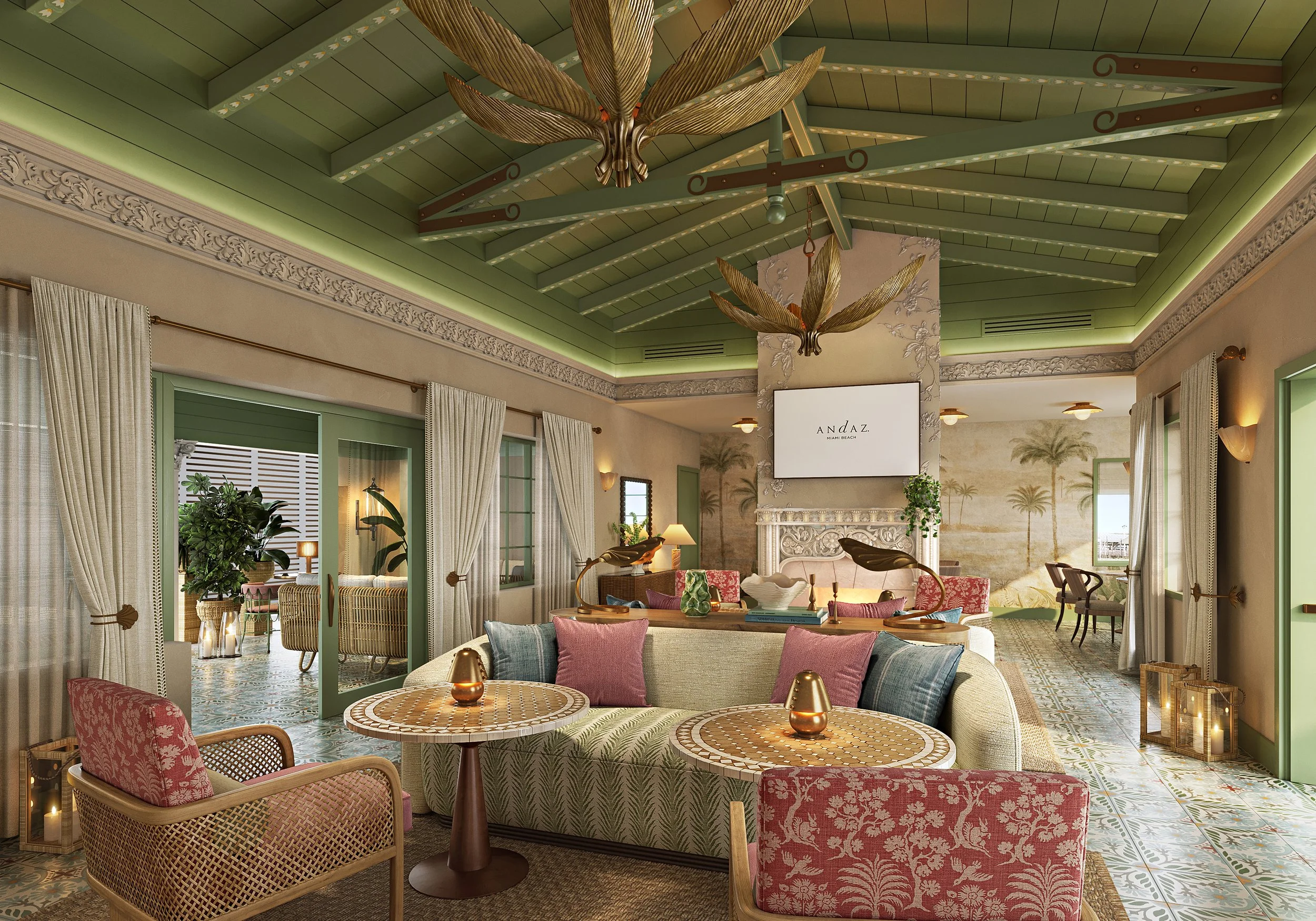 Olazul House Rendering Interior Detail