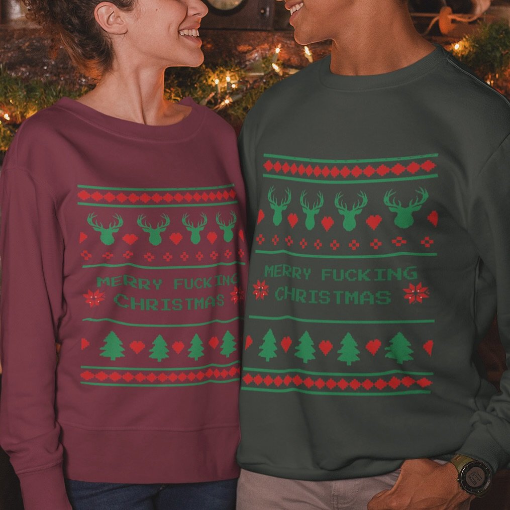 Spicy sweaters for the most chaotic time of the year 💚❤️
Couples, friends, siblings &mdash; match the energy, not just the outfit 😉
SALE ends tomorrow, Nov 12 @ 11:59 PM EST!

Team red or team green ?

#giftideas #christmasgifts #funnygifts #holida