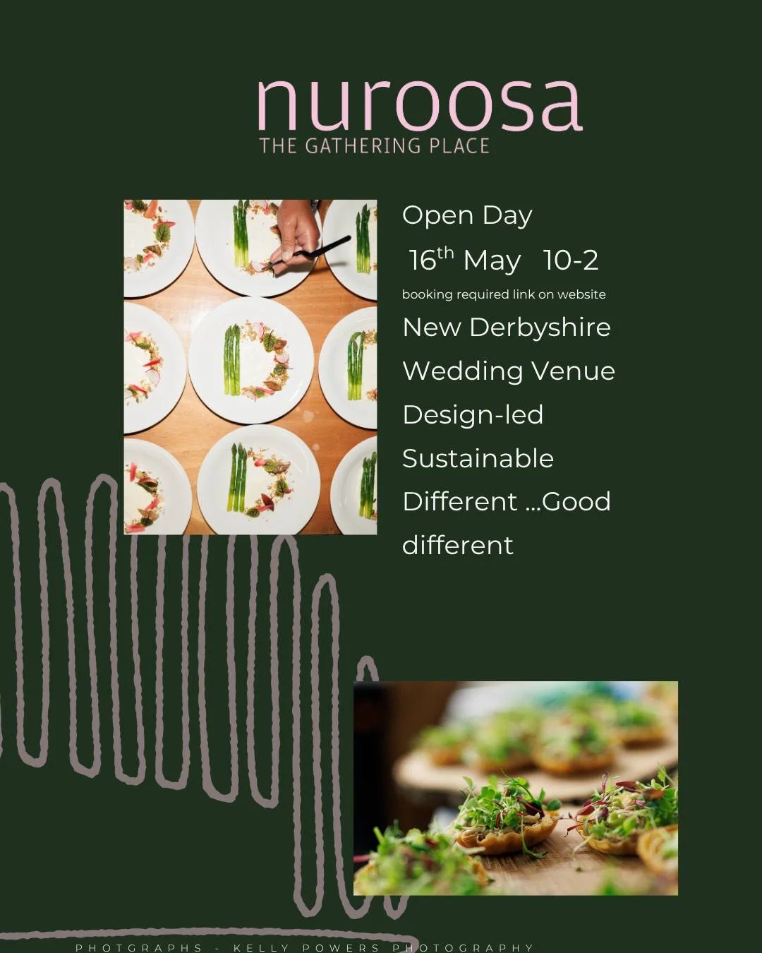 We&rsquo;re delighted to be catering the upcoming Open Day at @_nuroosa - a new Derbyshire wedding venue bringing a fresh and design-led approach to modern celebrations.

On the 16th May, couples will have the opportunity to explore the space, meet a
