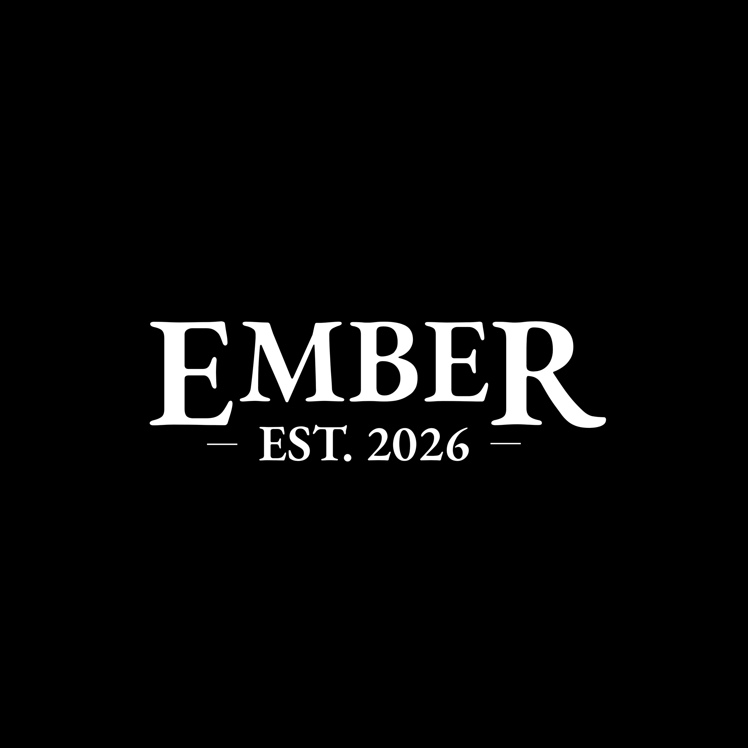 EMBER logo for Field & Larders horsebox stationed at Merchants Yard, Moonshine, in Leicester