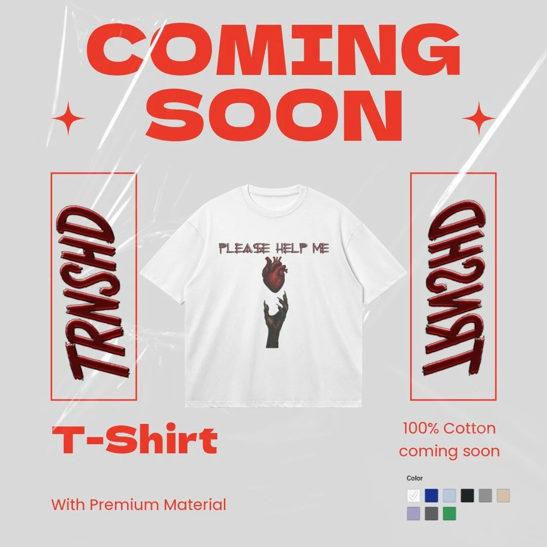 TRNSHD X ??? Collection Coming Soon 
Available in Small-XL! 
TRNSHD
TRNSHD
TRNSHD 

#grungestreetwear #grungeaesthetic #darkaesthetic #altstreetwear #edgyfashion #gothstreetwear #emoaesthetic #horroraesthetic #alternativefashion #undergroundstreetwea