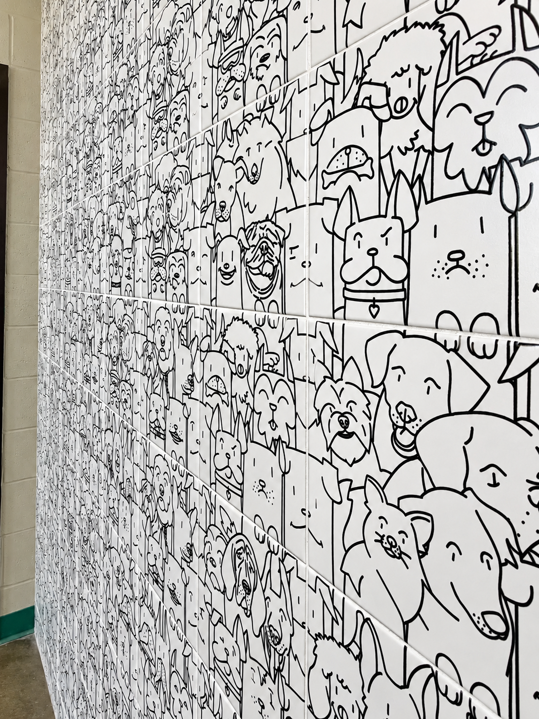 Perspective Dog Mural Tile Wall.png