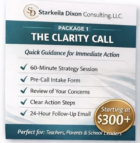 PACKAGE 1 CONSULTATION PACKAGE: The Clarity Call