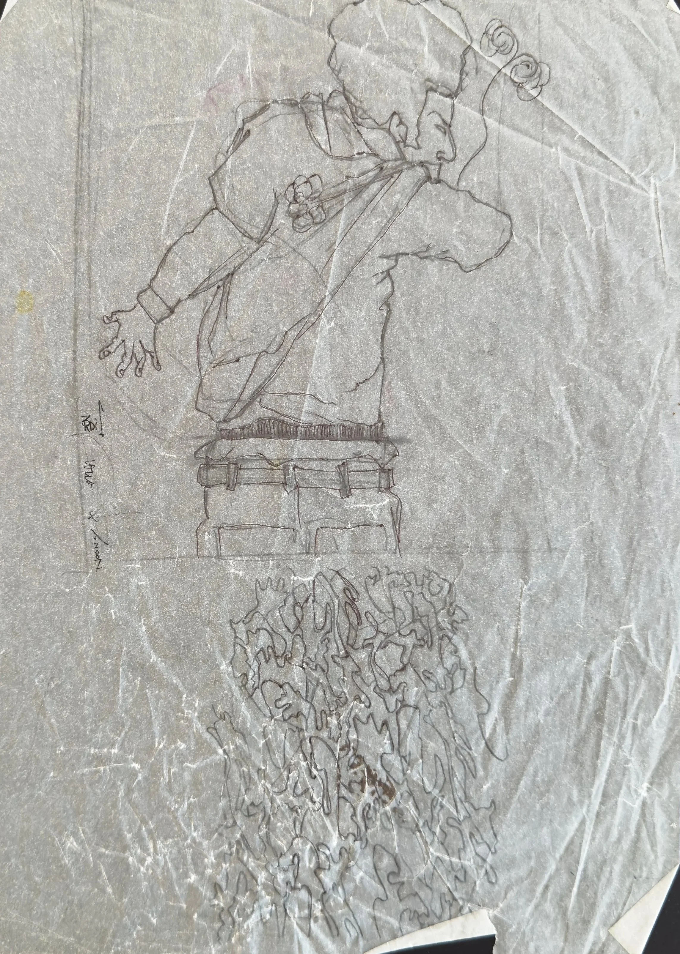 4. Sketch Study on Paper