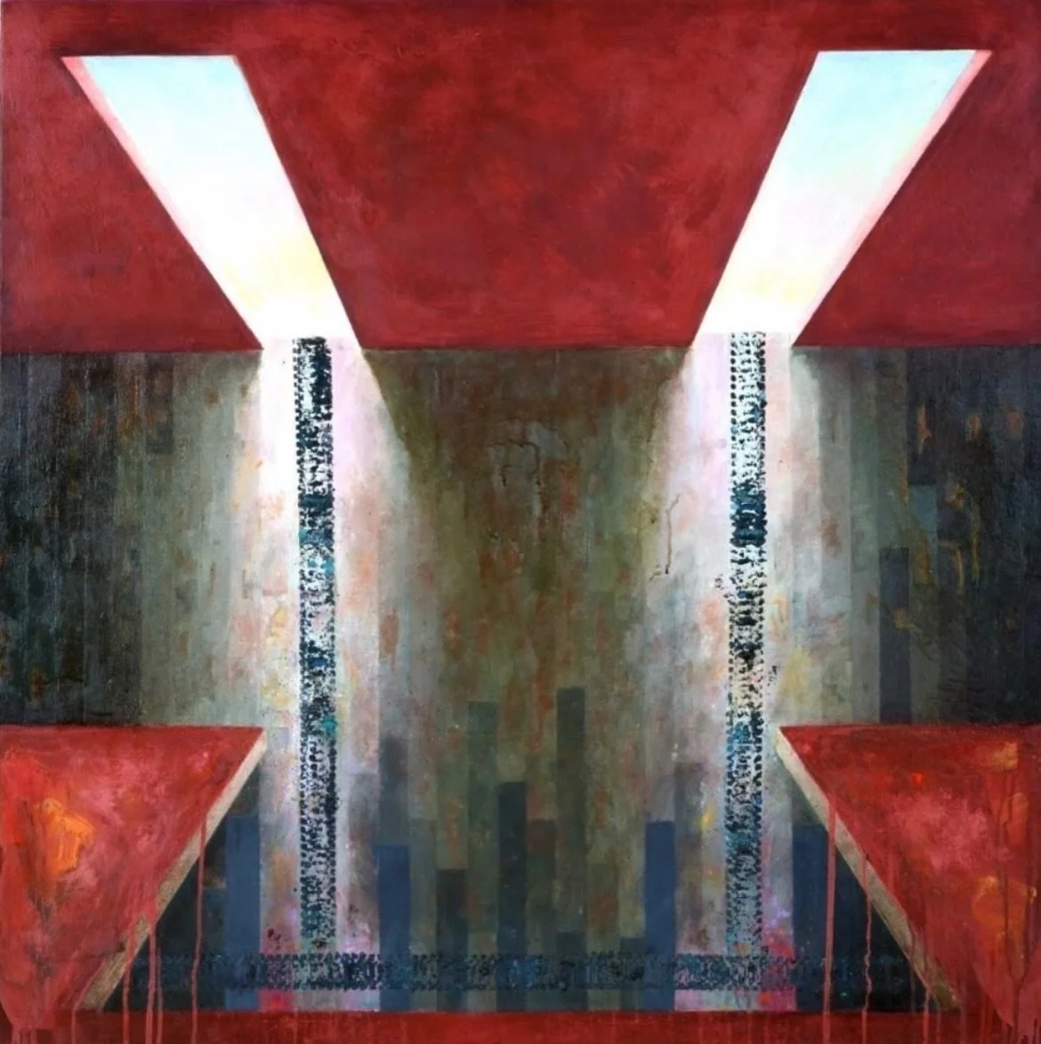 Oneness Hypothesis 36_X36_ Ink and Oil on Canvas(1).JPEG