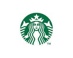 Starbucks logo with a green siren in the center