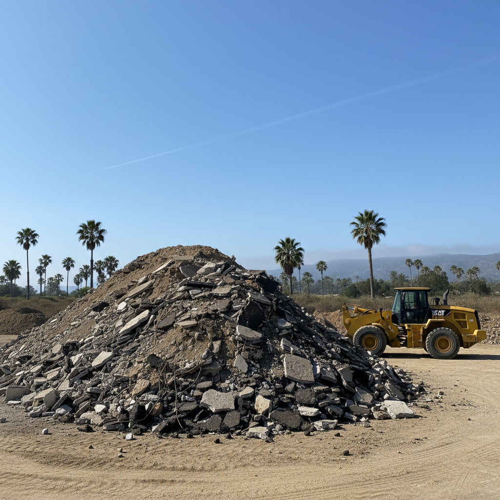 We haul mixed materials