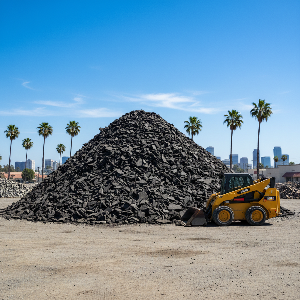 We haul broken asphalt