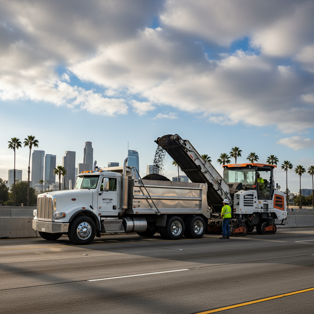 We haul Asphalt Grindings