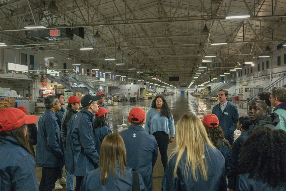 Grid Fellows visit the Fulton Fish Market.