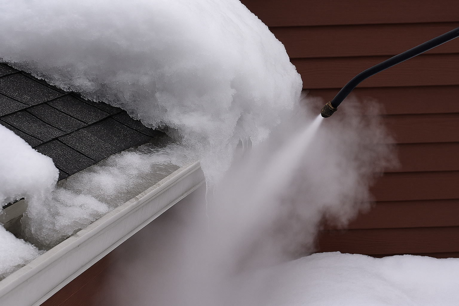 Why Steam Ice Dam Removal is the Safest and Most Effective Method
