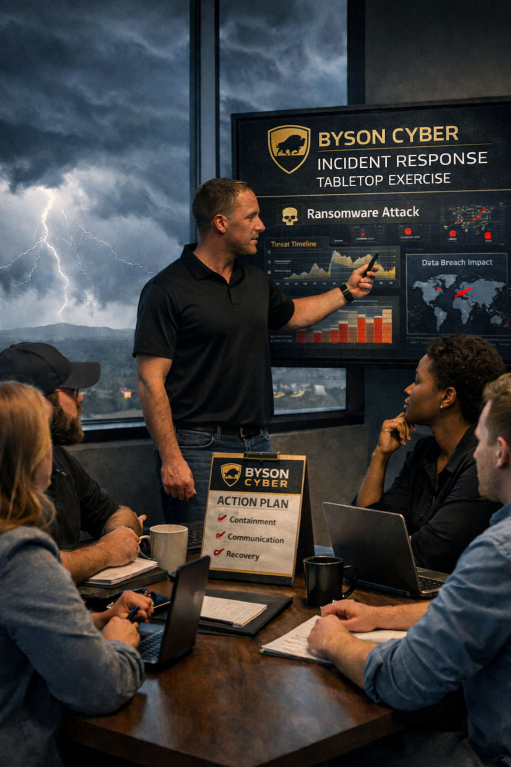 Incident response tabletop exercise preparing teams for cyber incidents