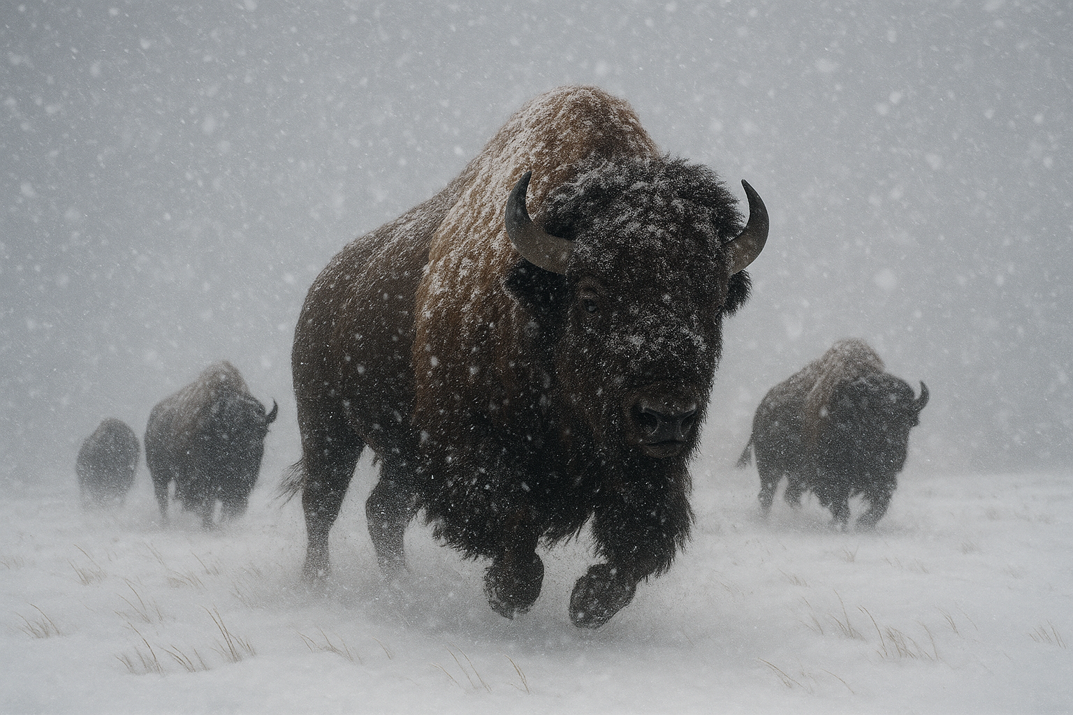 Bison representing strength and risk reduction in cybersecurity consulting