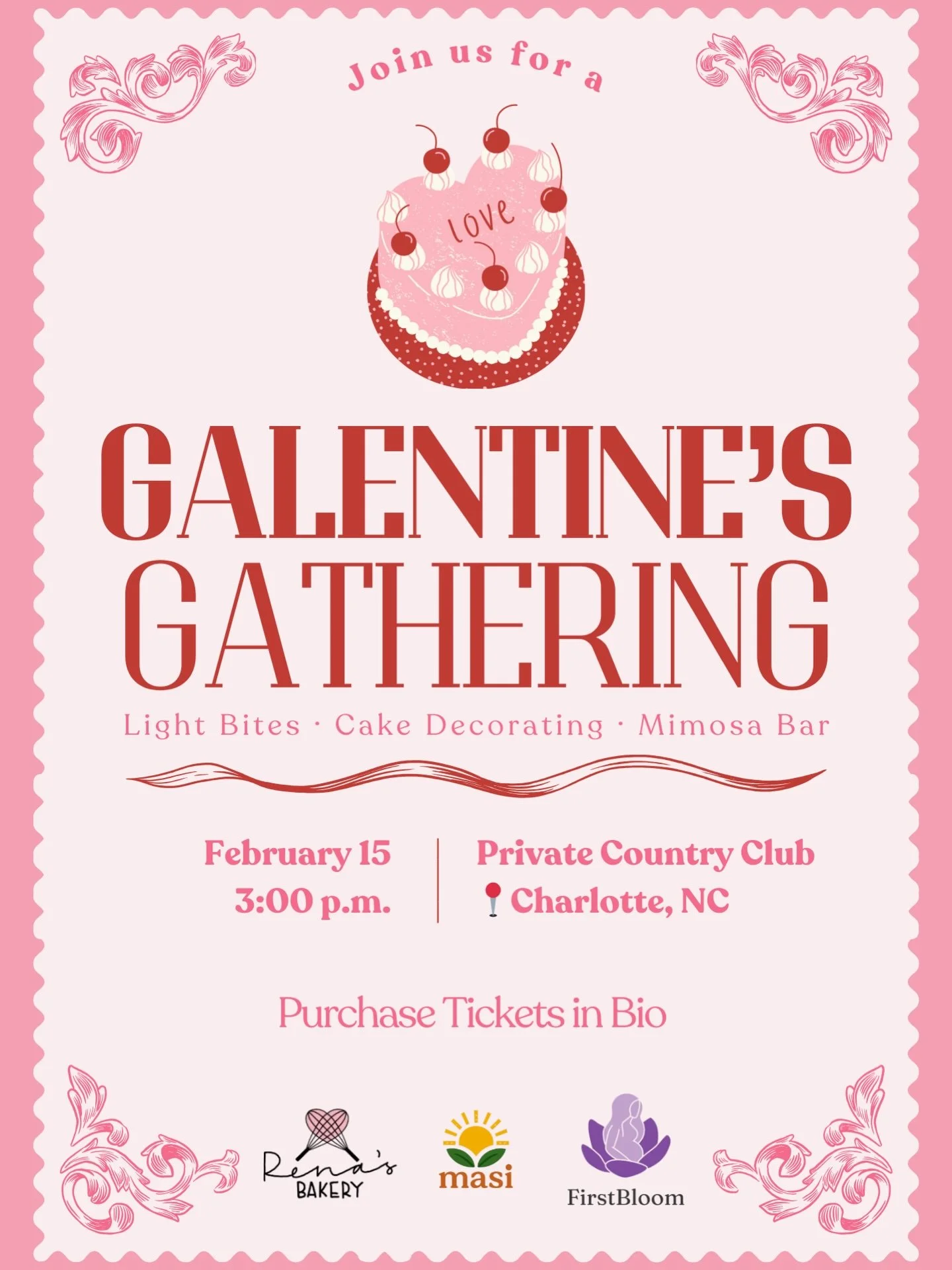 Cake, mimosas, y buena compa&ntilde;&iacute;a 💖

So happy to partner with two incredible Latina-owned businesses: 

🍰 Rena&rsquo;s Bakery leading a fun cake-decorating session
🌸 First Bloom Doula sharing ways to feel empowered antes, durante, y de