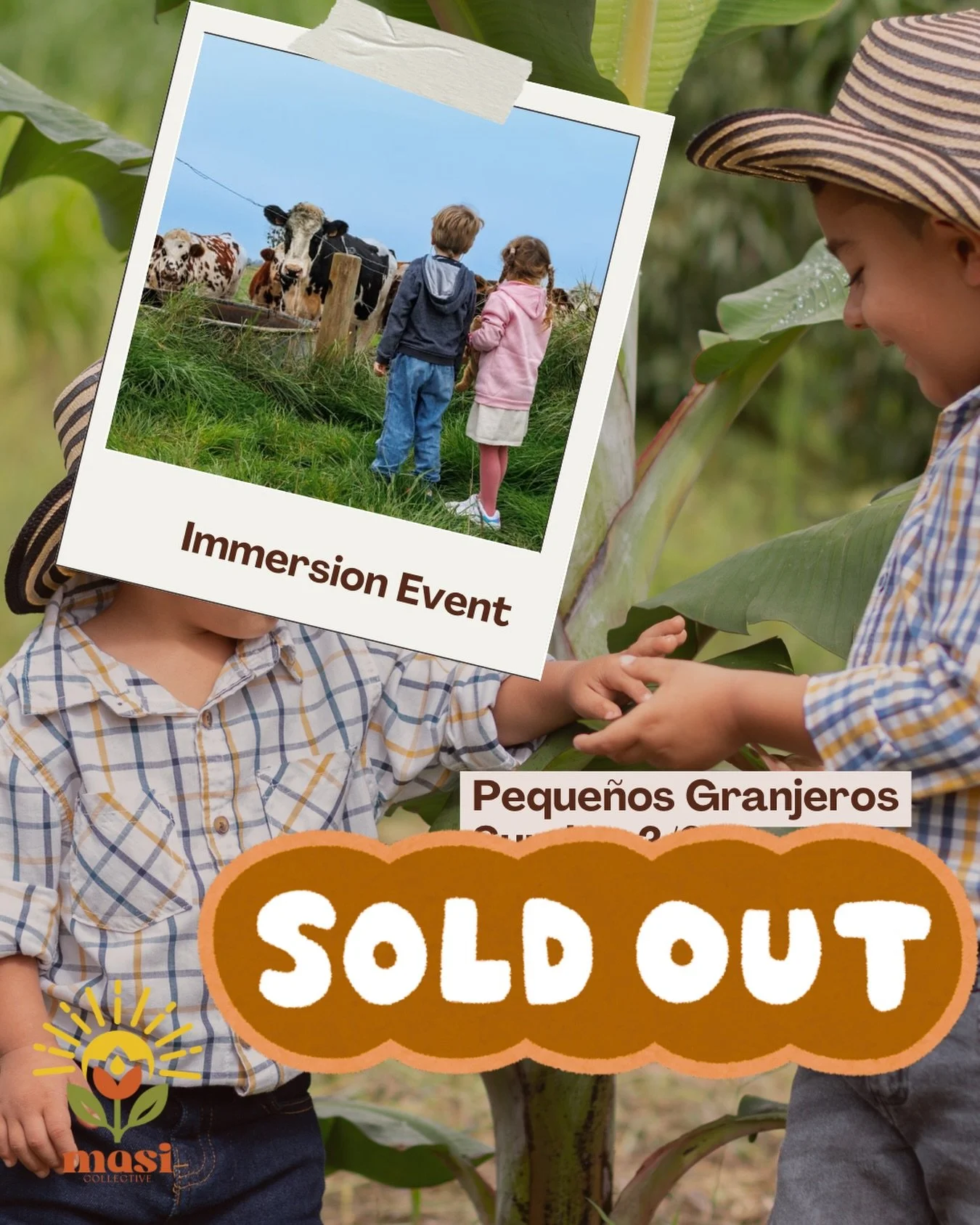 Peque&ntilde;os Granjeros is sold out again! 🌱🚜

This is only our second immersion event, and the support already means the world. Thank you for trusting us, believing in the vision, and wanting bilingualism to thrive in our community.

We&rsquo;re
