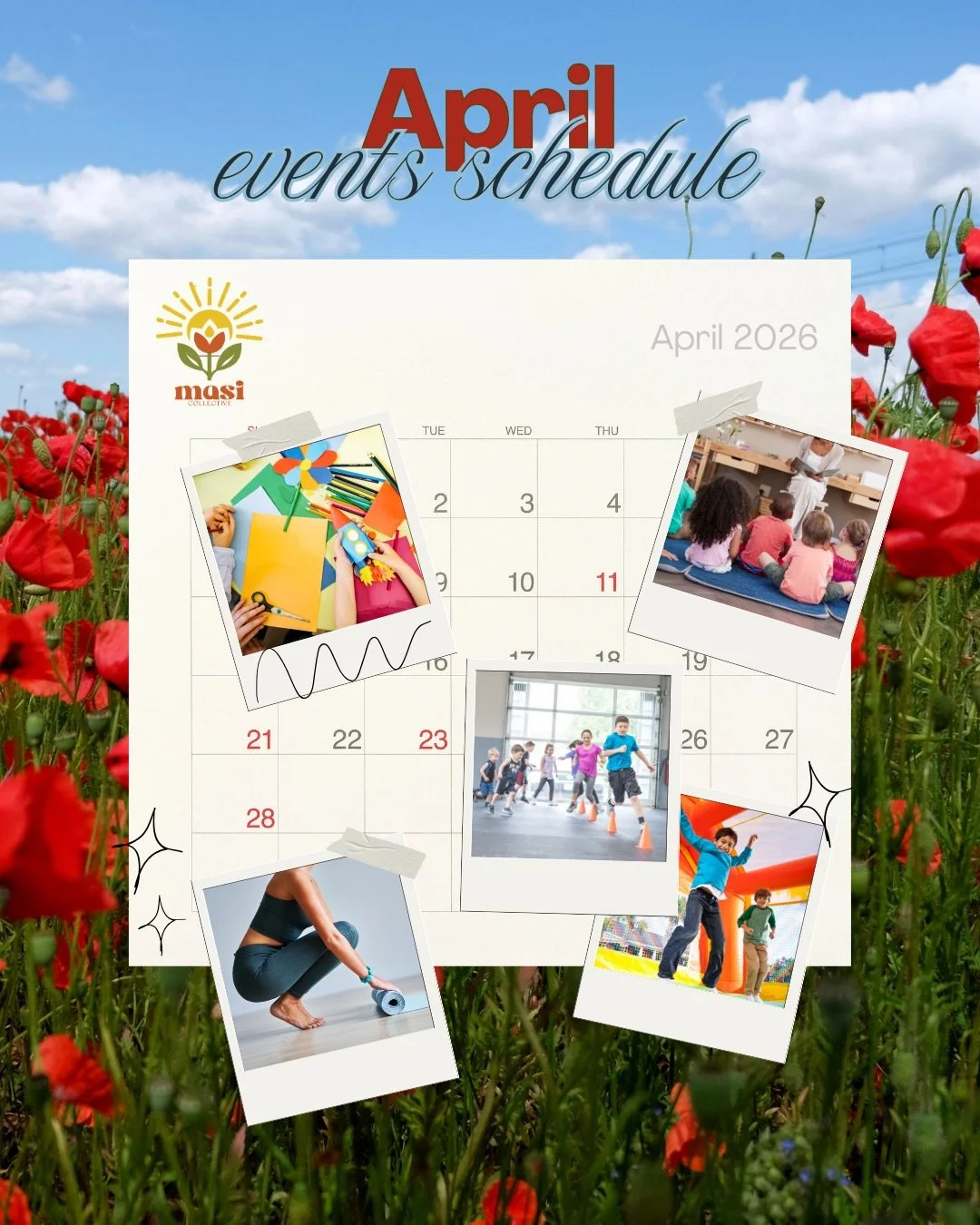 April with Masi Collective!

🎨 April 6, 13, 20: Bilingual Story Time + Craft Series
🏋🏽 April 18: Immersion: Peque&ntilde;os Entrenadores
🎈 April 25: Bilingual Families Meet Up (@aventuraconsciente_ Fundraiser)
💃🏽 April 26: Reggaet&oacute;n Pila