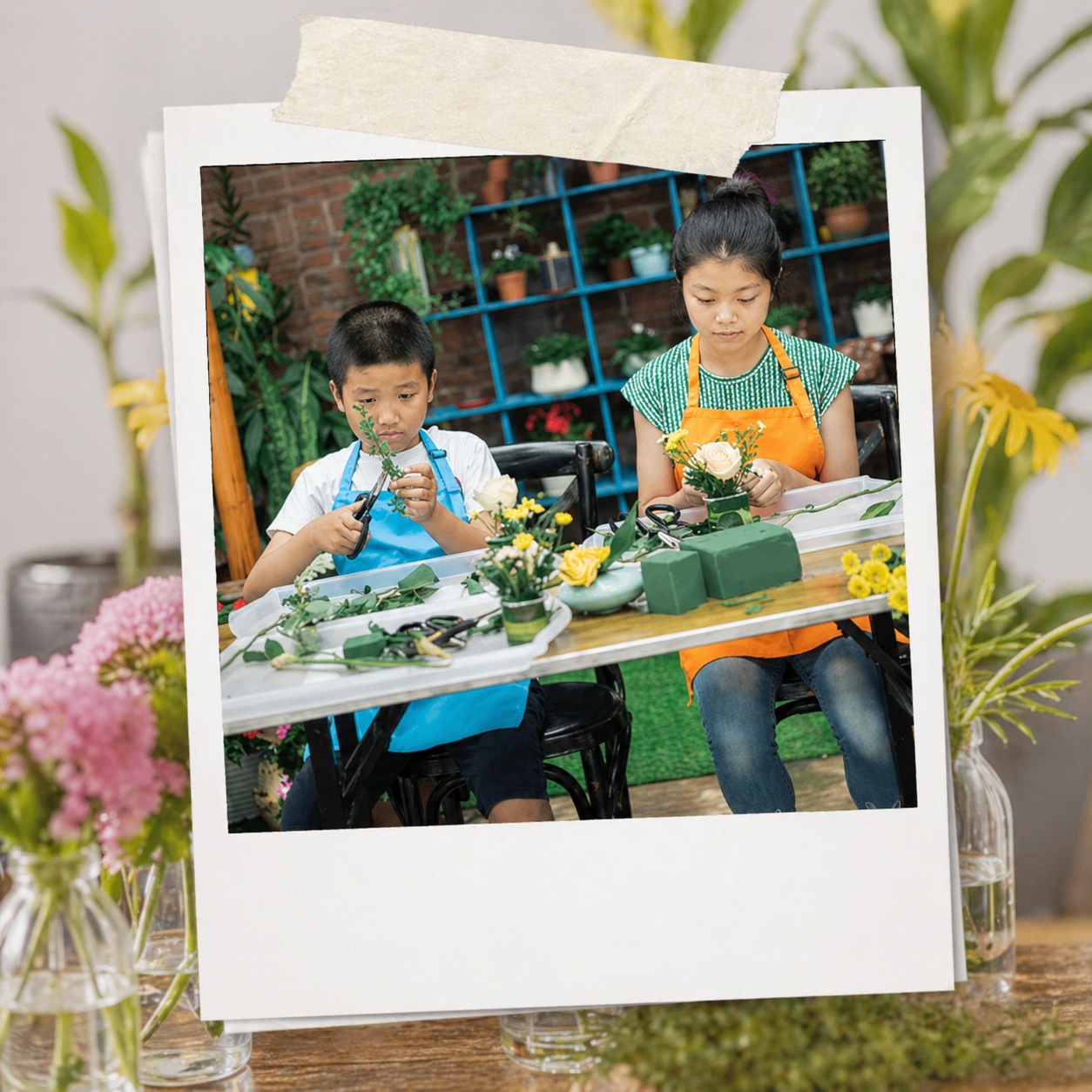 Taller: Flores para Niños