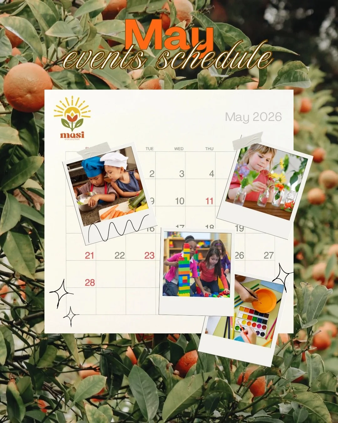 May is packed with special celebrations! 🌷
Mother&rsquo;s Day, graduations, and so much more.

For that reason, we&rsquo;re switching gears this month and hosting two talleres para ni&ntilde;os. These are fun, bilingual and educational workshops for