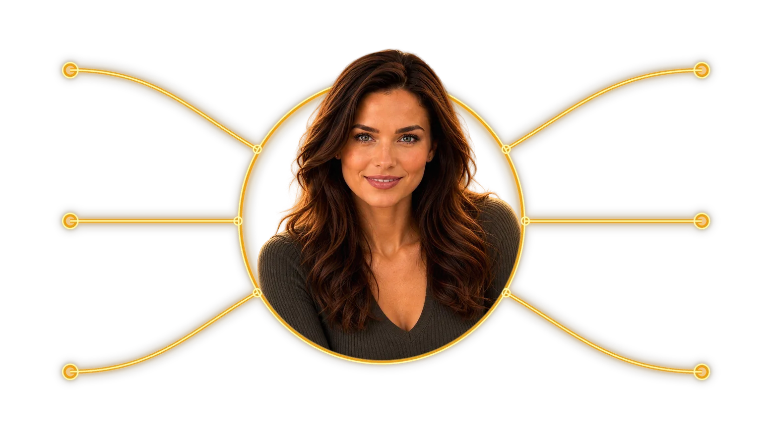Olivia at the centre of a network connecting six tender intelligence capabilities
