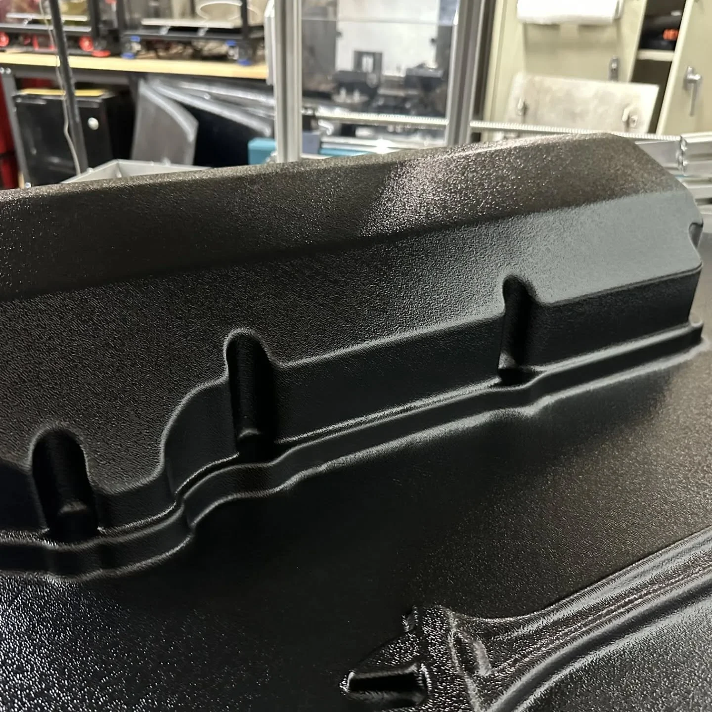 One of the most satisfying parts of working in a team of makers is seeing a long standing project reach a point of success. This vacuform table is just like that. The Snyder's have been working together for a few months to see this project come to fr
