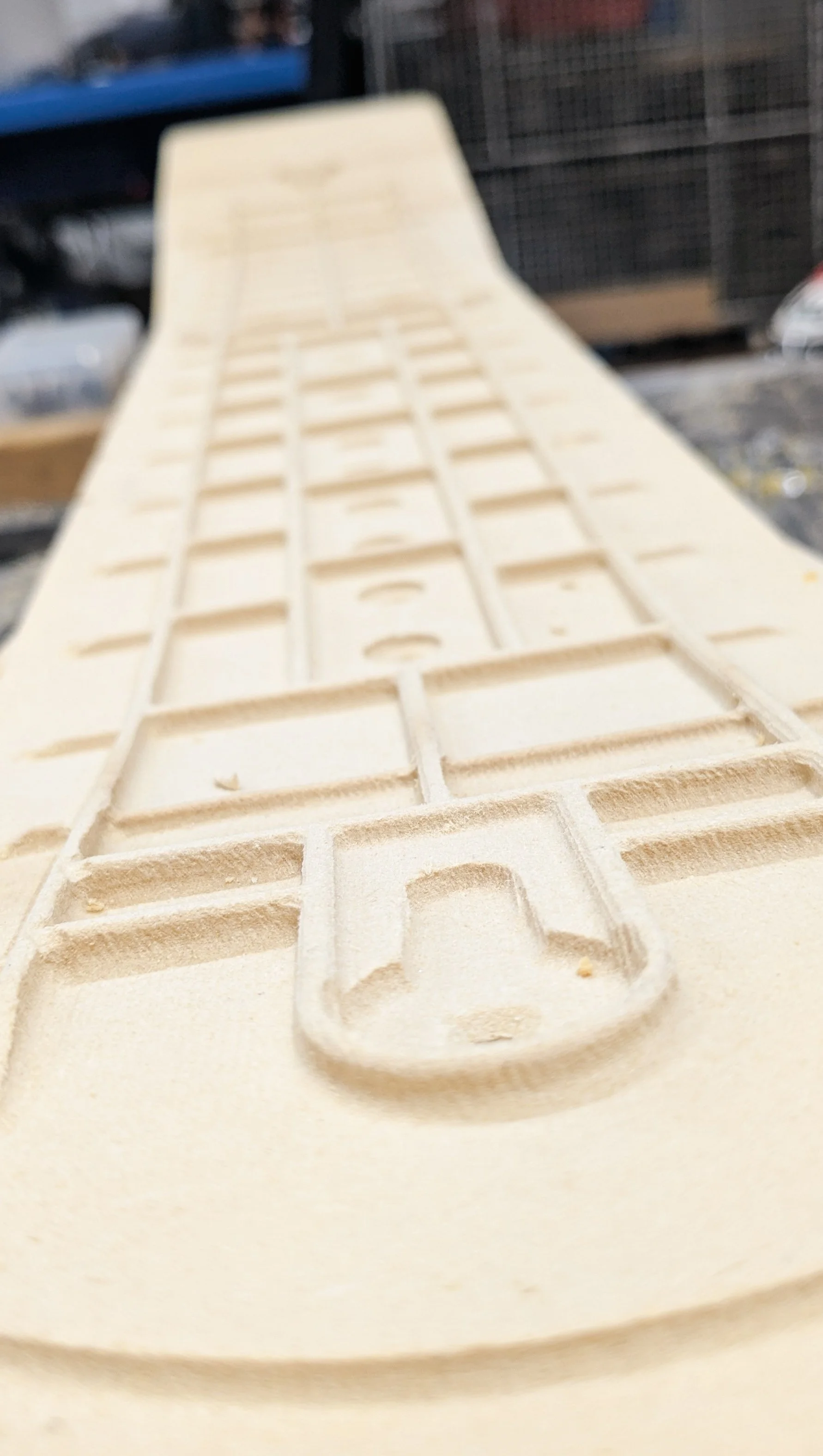 wooden mold for thermoformed bike seat
