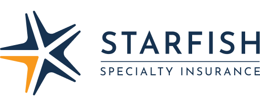 Starfish Specialty Insurance logo with a starfish graphic and blue text.