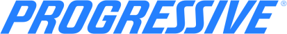 Progressive logo with blue text.