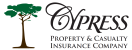 Cypress Property & Casualty Insurance Company logo with stylized tree and text