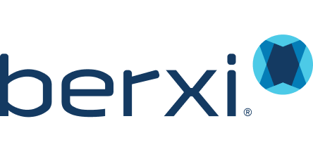 The logo of Berxi, featuring the word 'berxi' with a blue geometric gem icon to the right.