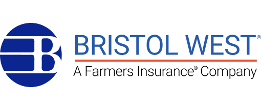 The Bristol West logo with blue circular emblem and text.
