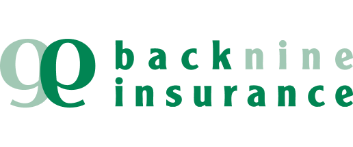 Logo for Backnine Insurance with stylized 'qb' in green and gray, and the company name in lowercase letters.