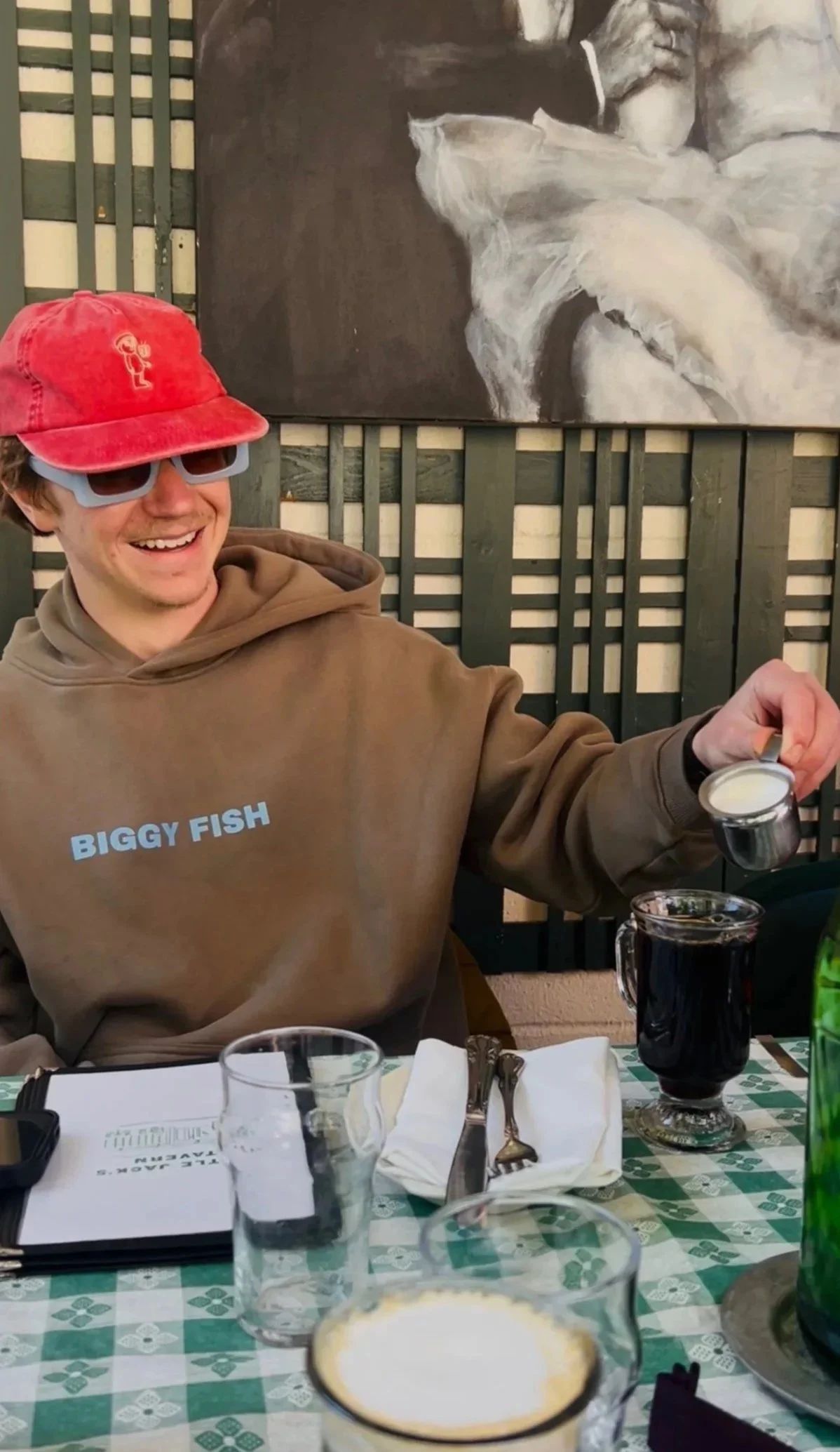 Biggy Hoodie- Coffee Gray