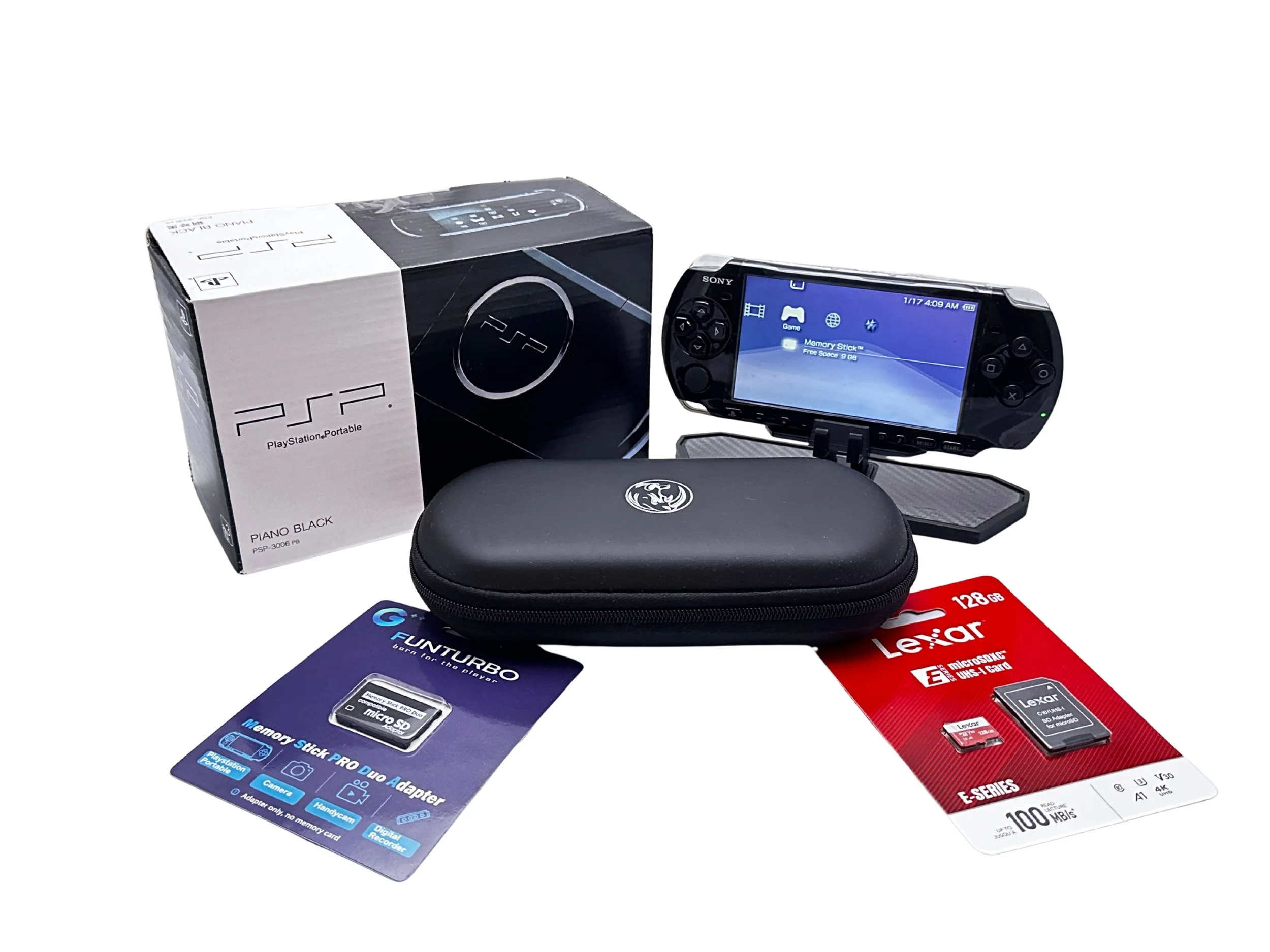 Sony PSP-1000 Gaming Bundle (Piano Black)