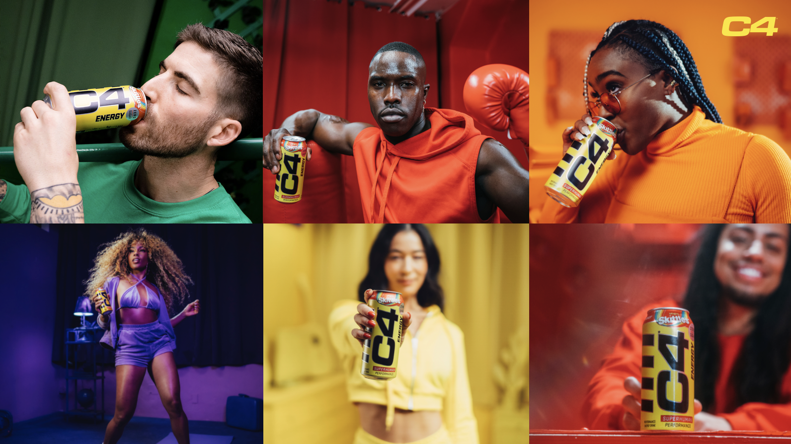 Nutrabolt: C4 Energy X Skittles and Starburst Collaborations