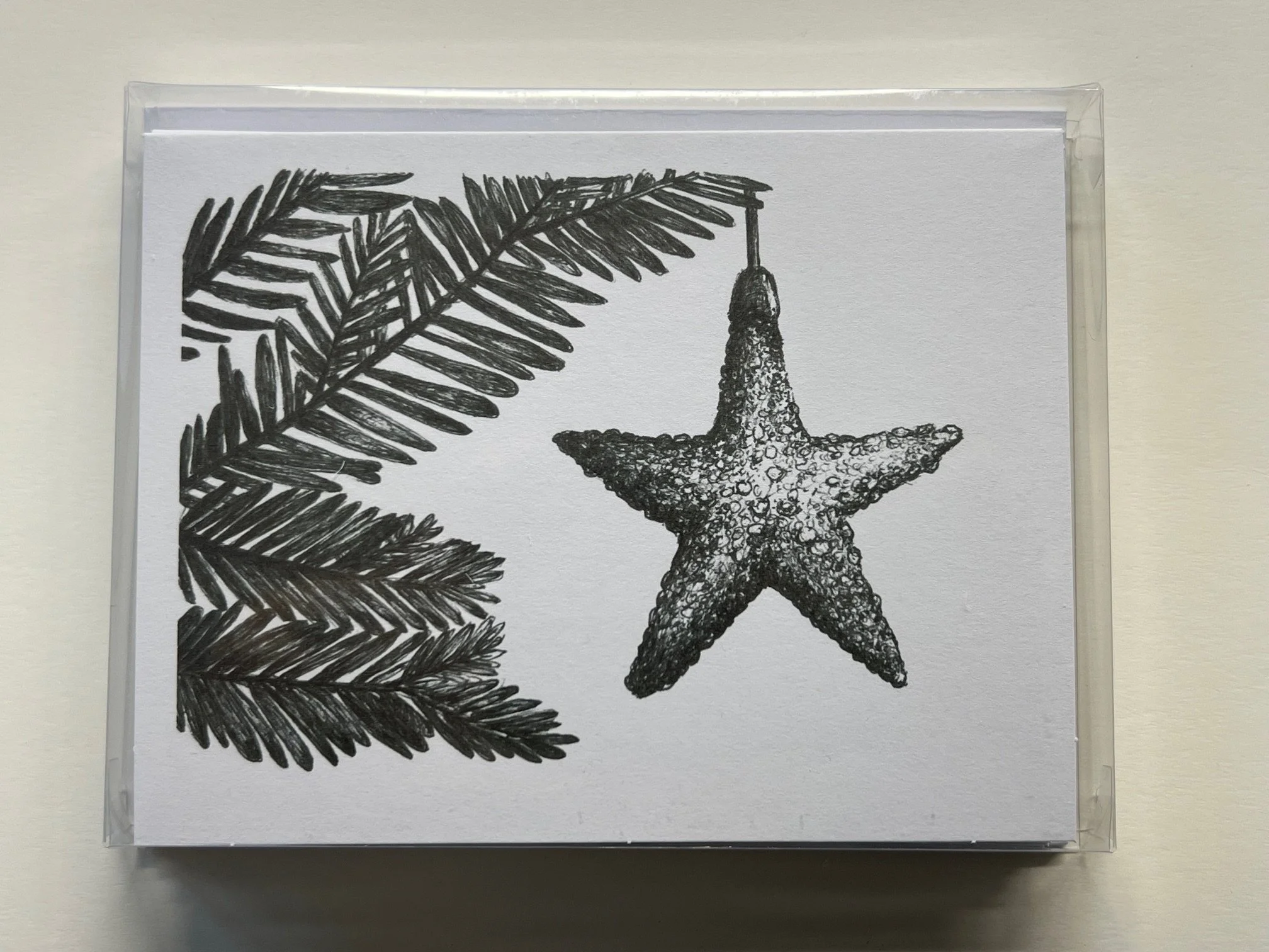 Starfish Ornament notecards