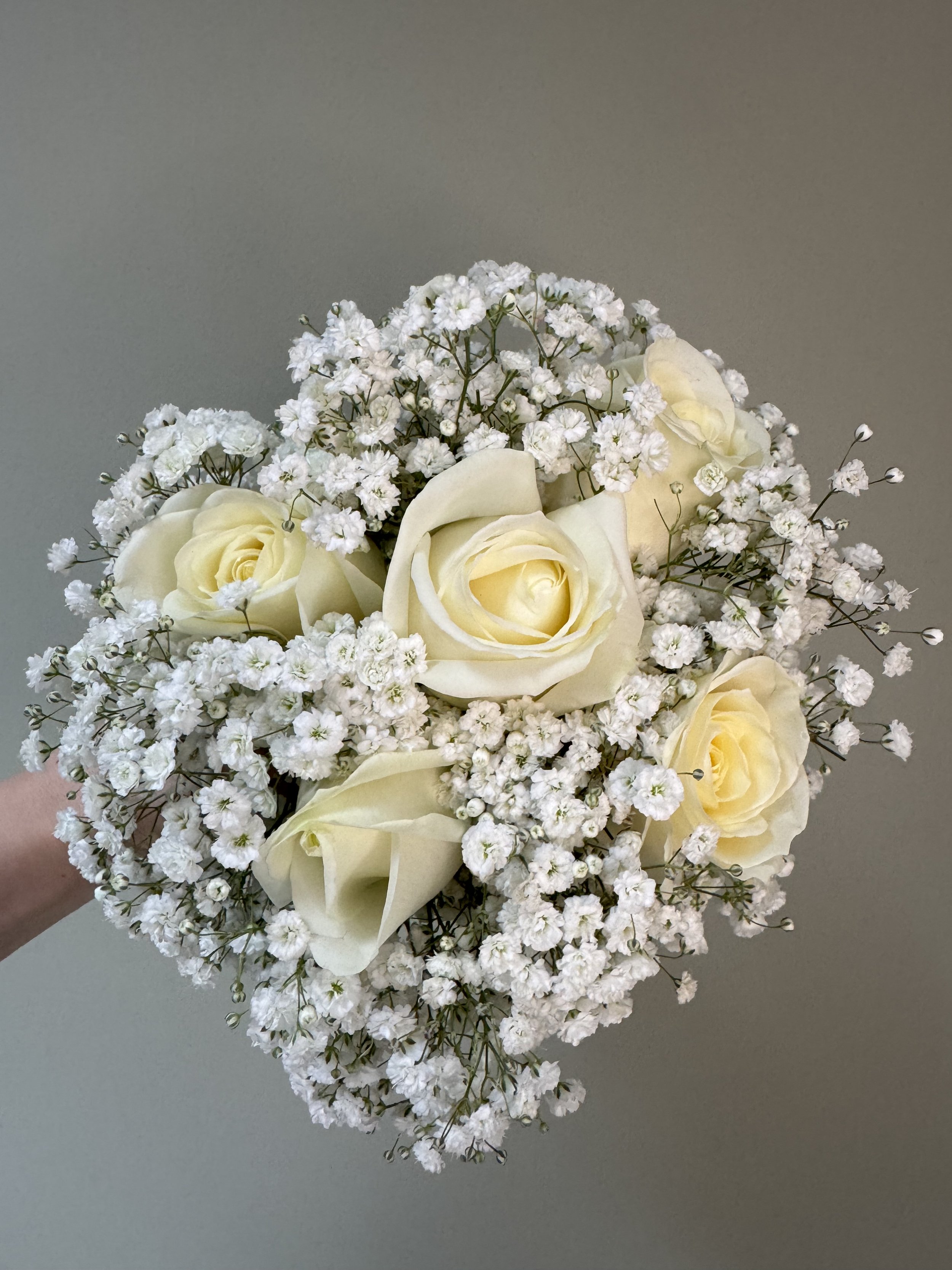 Ivory Whisper - Roses Bridal Bouquet