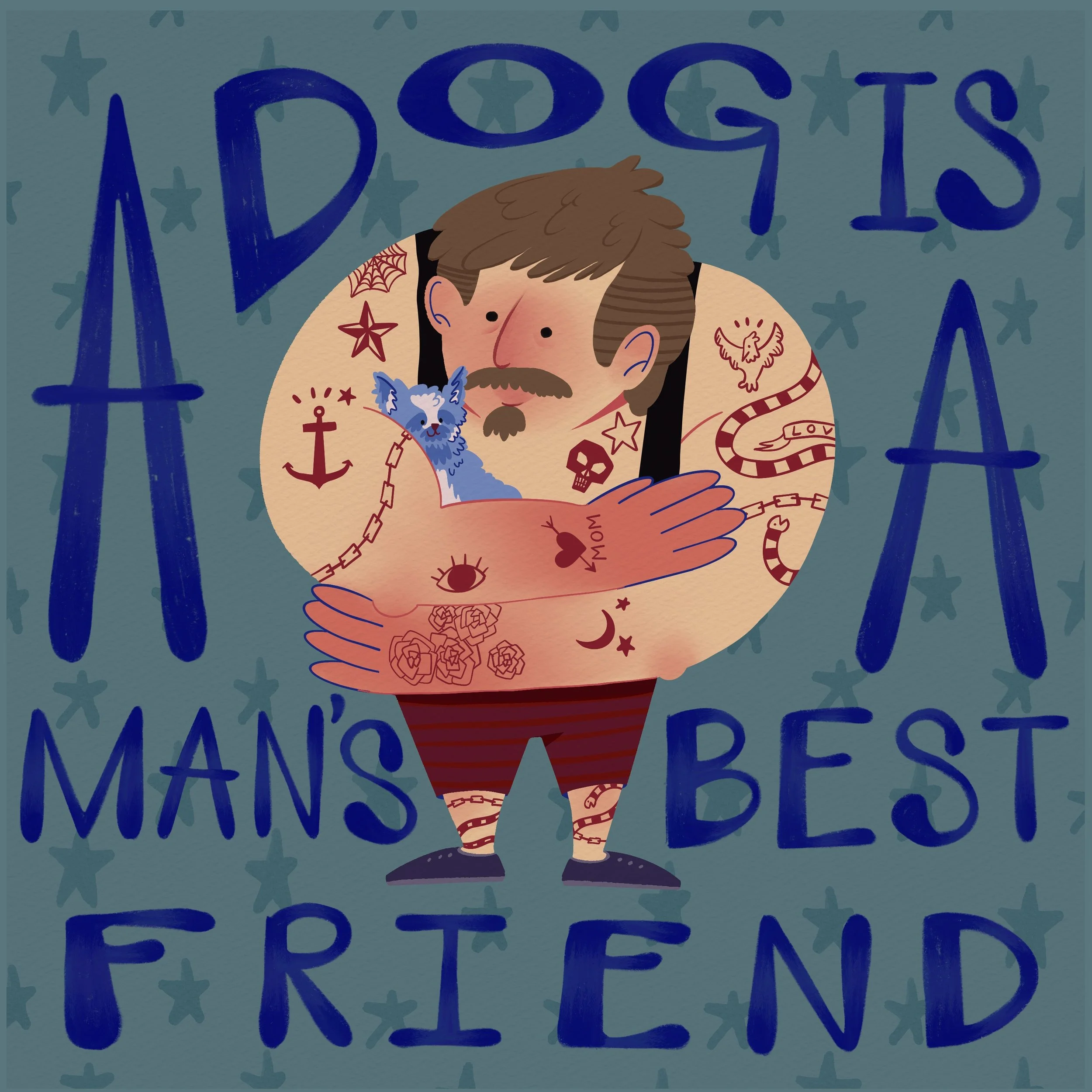 Sticker made in Procreate 