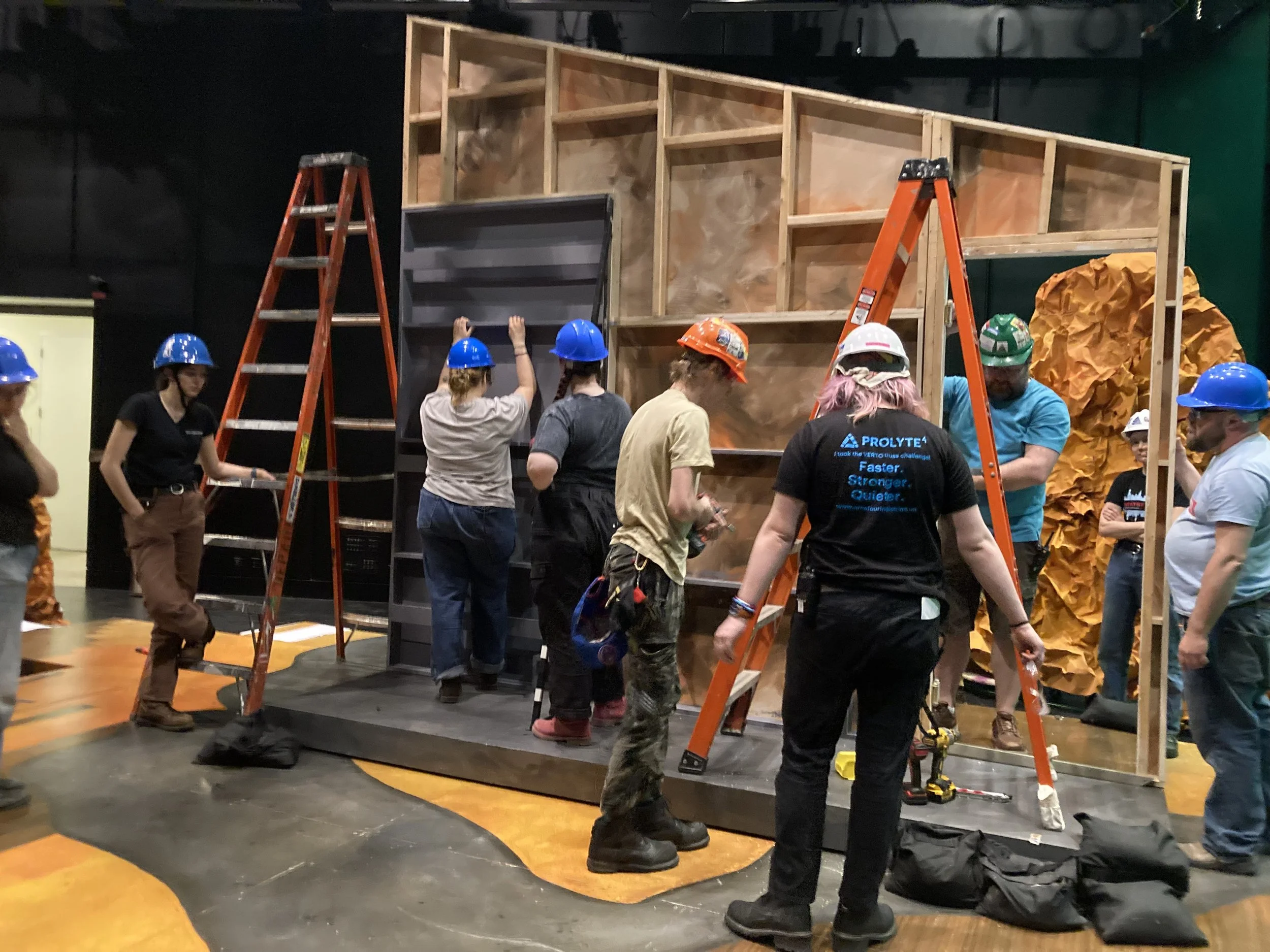 Rotating wagon installed