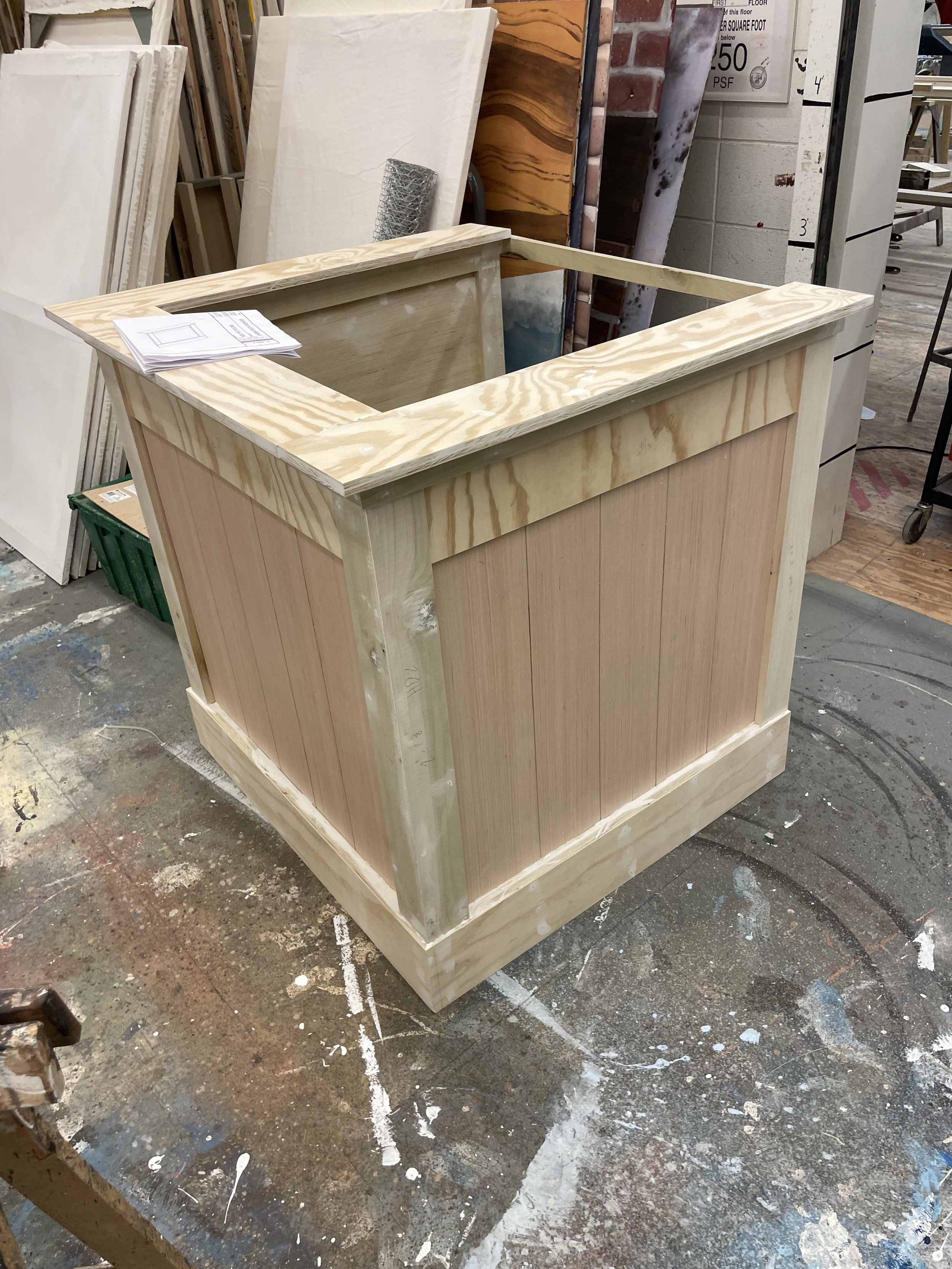 Base of the Karnak Booth