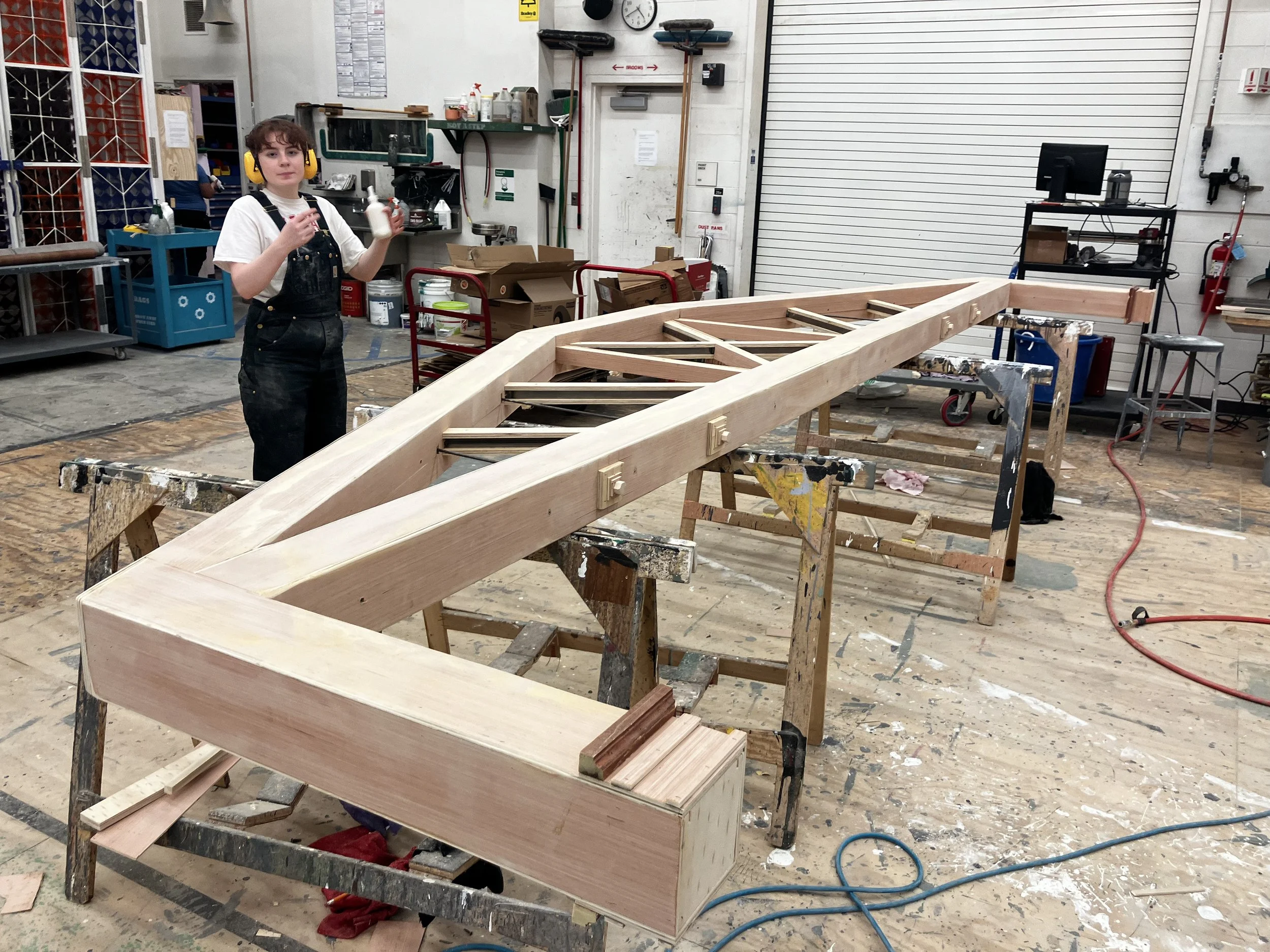 Rafter with cladding with Nora (TD)