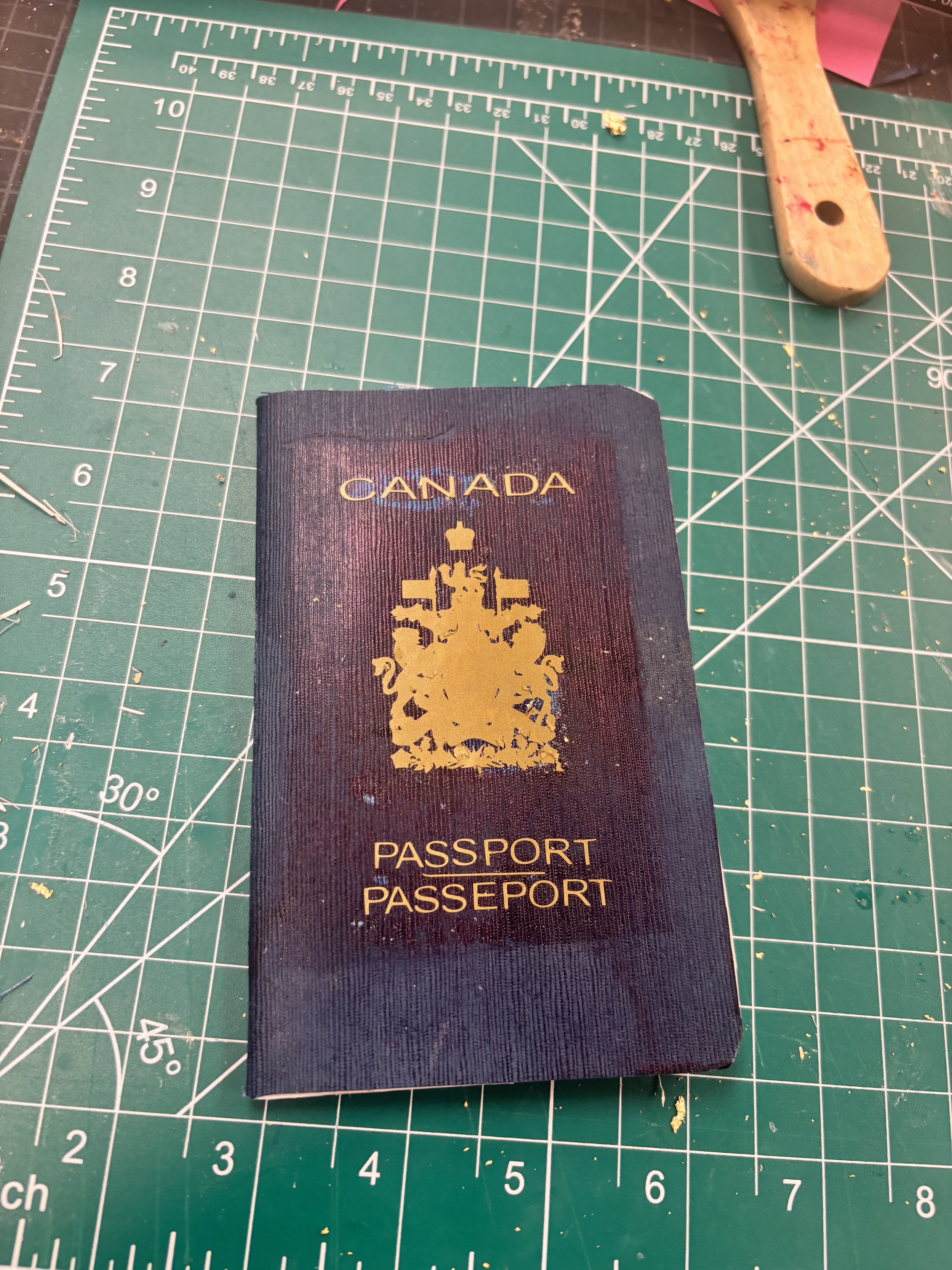 1970s Canadian passport 