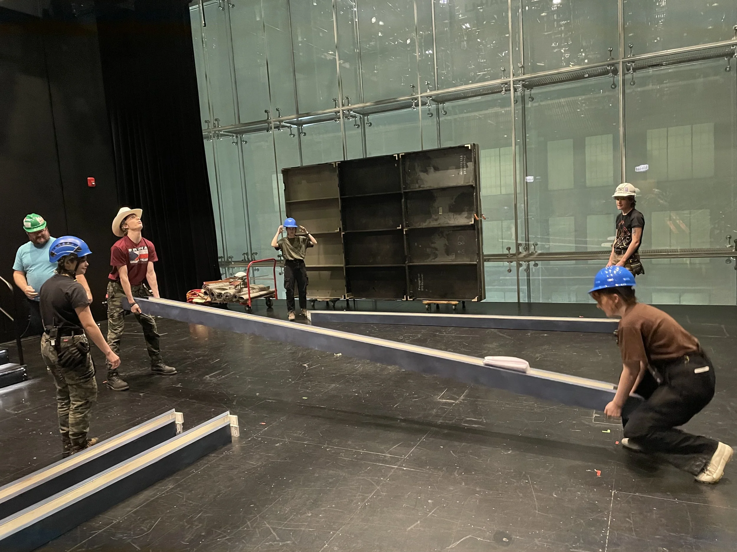 Halo being assembled