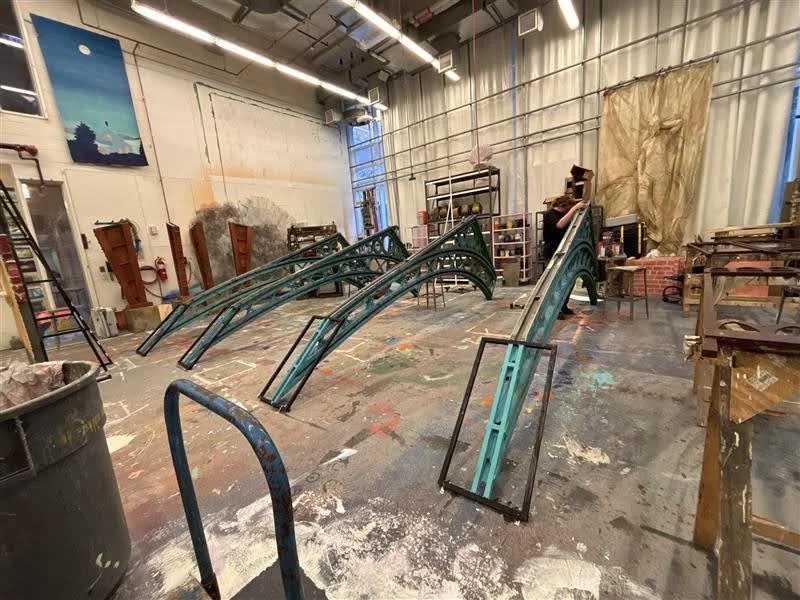 Arches near completion