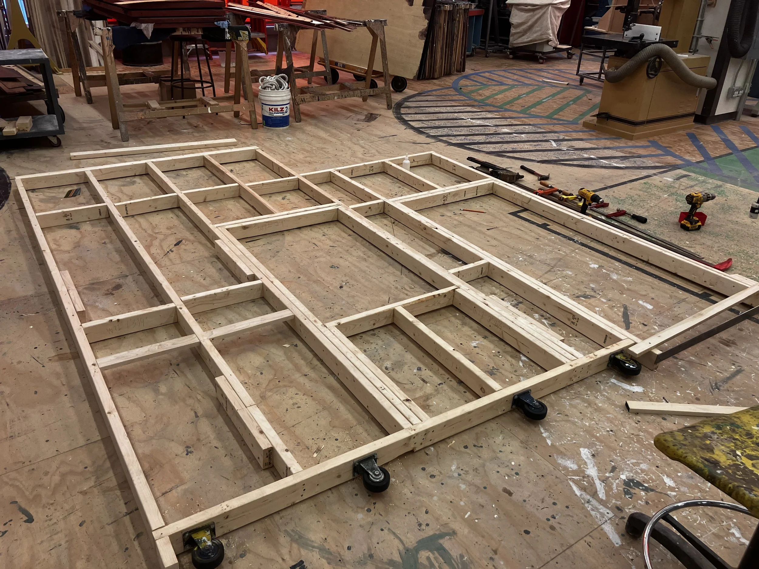 Tracking Wall A framing