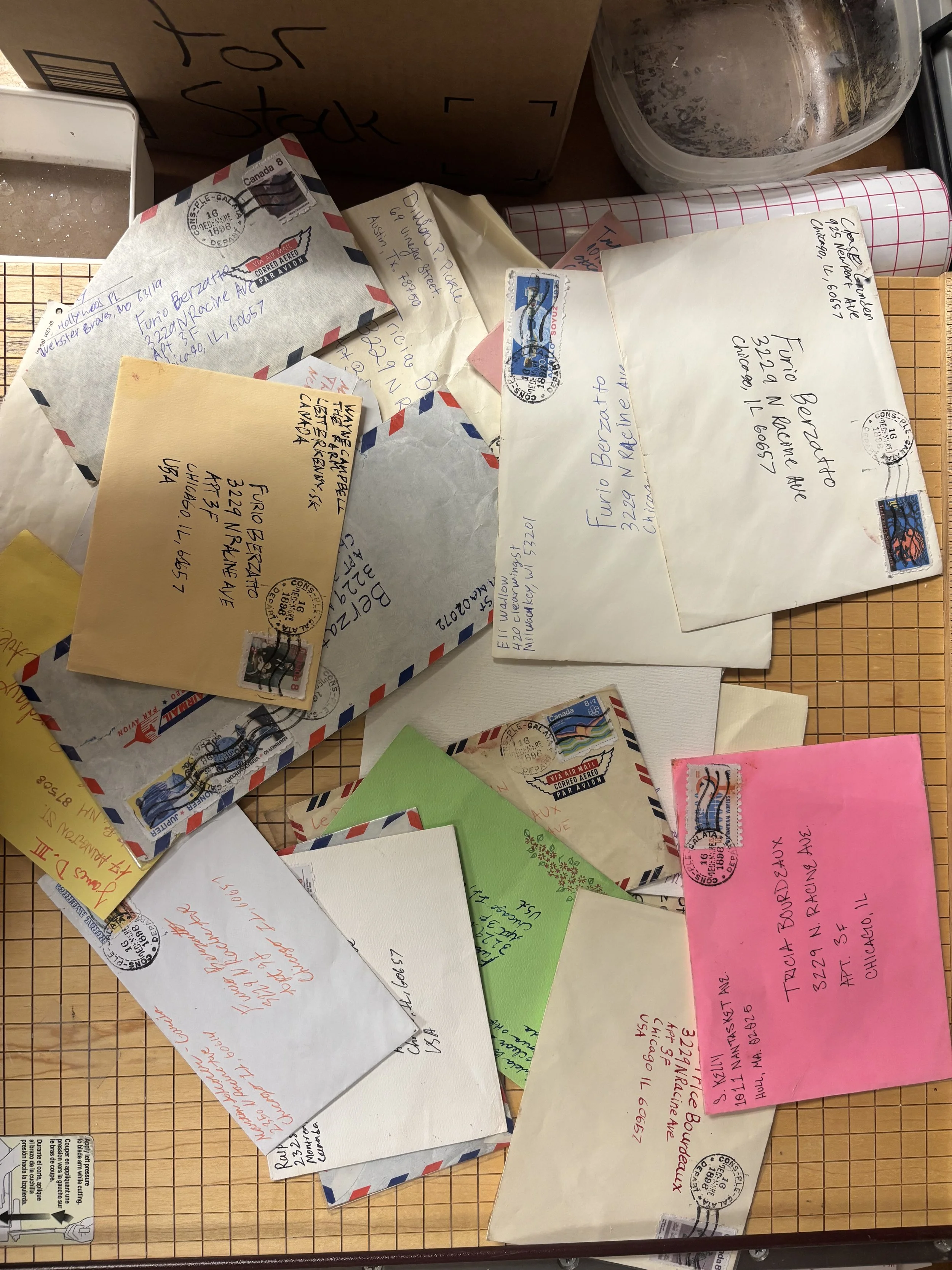 Letters to Bordeaux and Berzatto